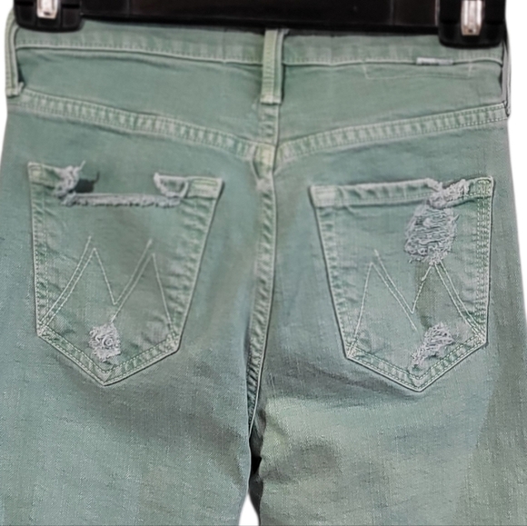 MOTHER SUPERIOR The Tomcat Chew High Rise Jeans Size 24 - Picture 6 of 8